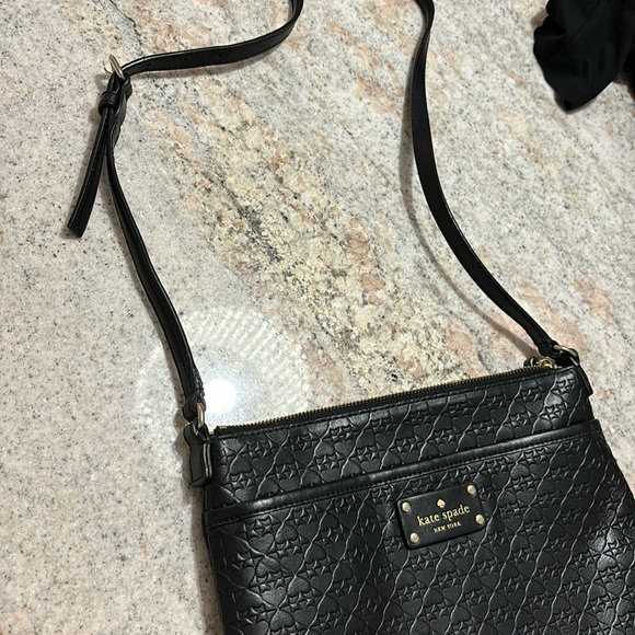 Kate Spade Leather Embossed Logo Crossbody - Picture 2 of 13